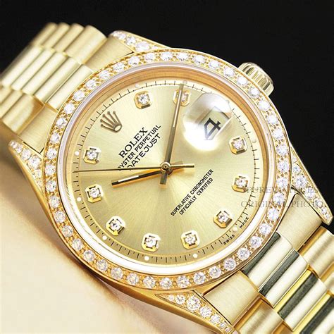 rolex gold watch for men|solid gold rolex watches.